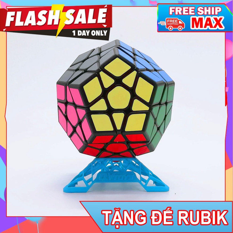 Khối Megaminx 3x3 Rubik Biến Thể 12 Mặt QiHeng S - TẶNG GIÁ ĐỠ RUBIK - rubik biến thể 12 mặt