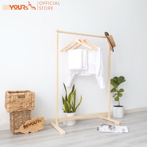 Giá treo quần áo đơn BEYOURs Single Hanger L chỗ thông nhập khẩu, treo nhiều đồ, chịu lực tốt