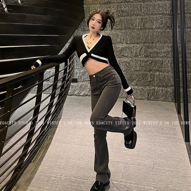 Áo crop top Thời Trang Hàn Quốc Cho Nữ