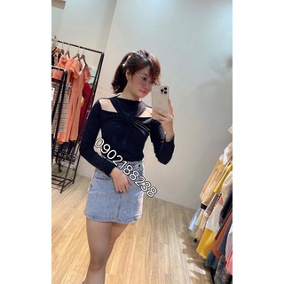 Áo thun nữ body cotton co giãn 4 chiều ngắn tay @ áo thun nữ hở vai