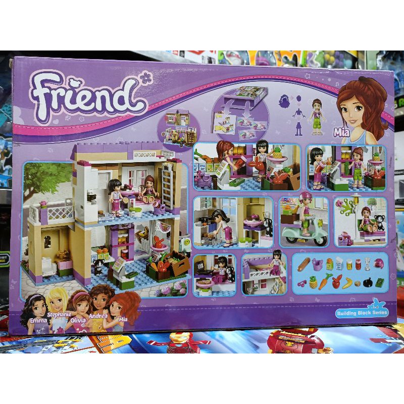 Mã 10495 - Xếp hình lắp ghép lê gô FRIEND