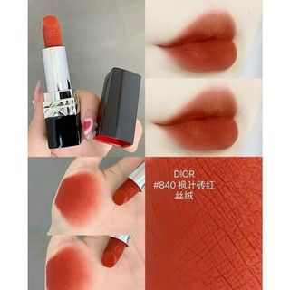 Son Dior Velvet 840 Rayonnate – Đỏ Gạch MỚI NHẤT