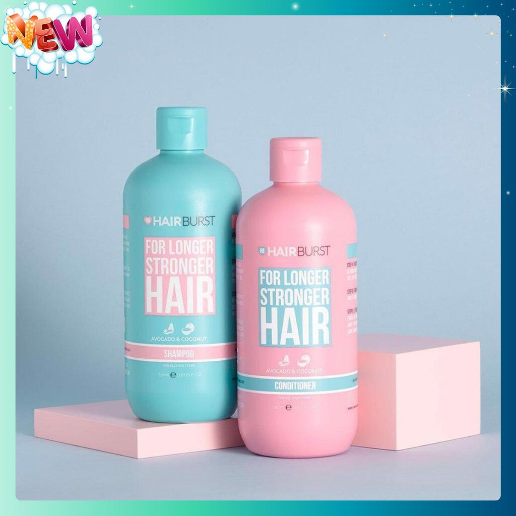 [BÁN XẢ KHO] Set gội xả HAIRBURST kích thích tóc mọc dài hơn chắc khỏe hơn 350ml/chai [SALE MẠNH]