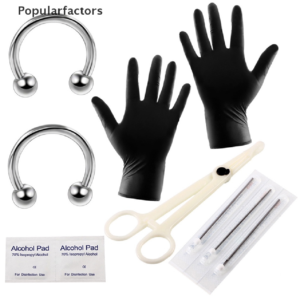 Bộ 10 - 20 món dụng cụ xỏ khuyên cơ thể đa dụng