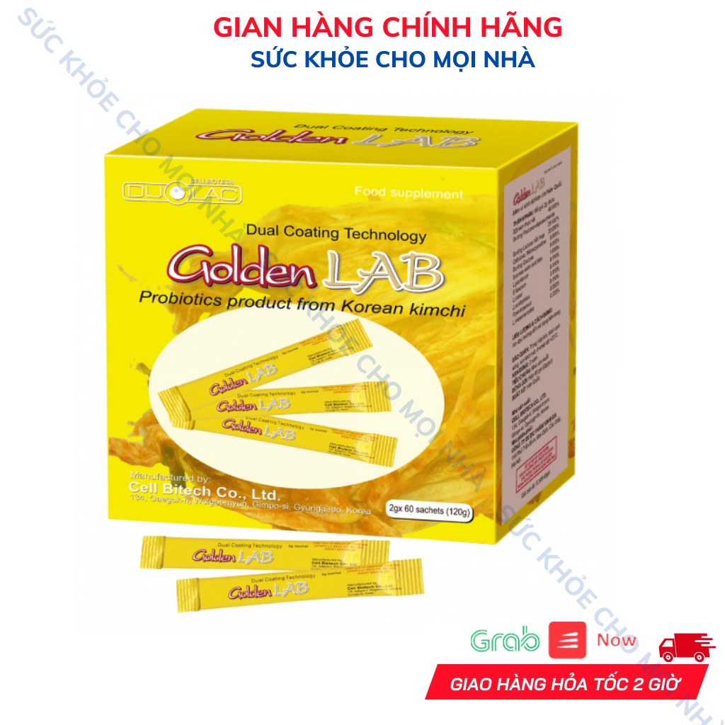 Men Vi Sinh Golden Lab.Bé Tiêu Hóa Tốt,Ăn Ngon Hấp Thu Dinh Dưỡng.Phát Triển Cân Nặng