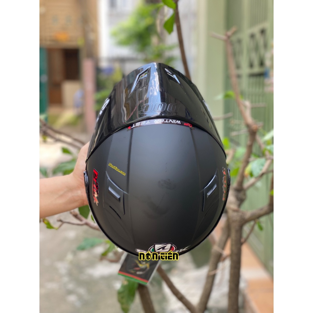 Combo mũ FULLFACE ĐUÔI SHARK ĐEN NHÁM siêu chất cực đẹp, siêu ngầu, BH 365 ngày, tặng kèm túi đựng
