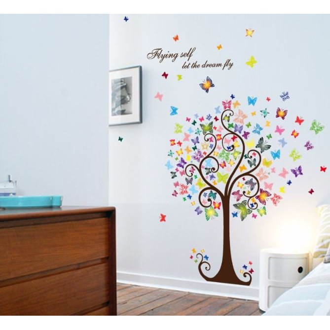Decal dán tường hàng loại 1 (Nhiều mẫu lựa chọn)