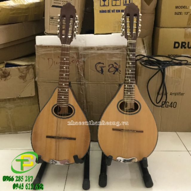 Đàn Mangdolin gỗ hồng đào