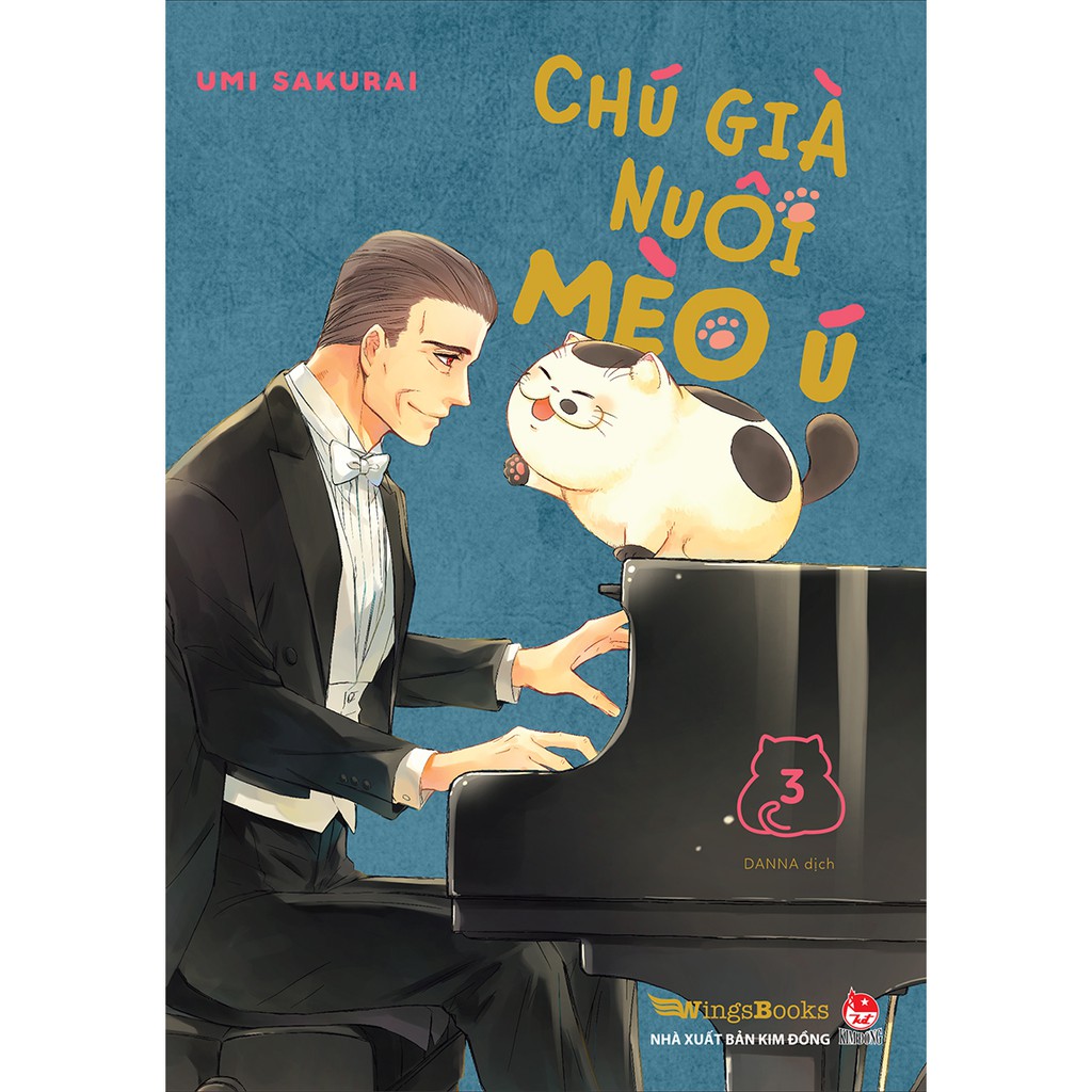 [Mã LIFEMALL995 giảm 10% đơn 99K] Truyện tranh Chú già nuôi mèo ú - Lẻ tập 1 2 3 4 5 6 7 - Wings Books- NXB Kim Đồng