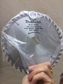 Lưỡi cắt gỗ makita 185mm