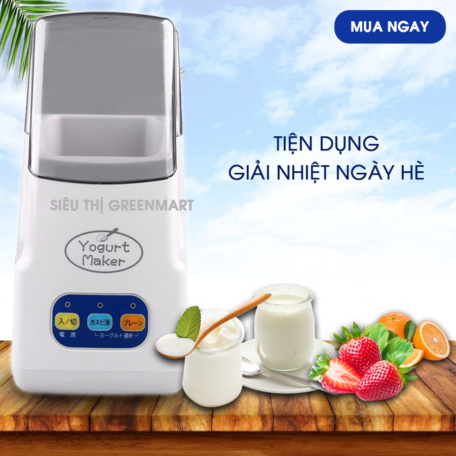 Máy làm sữa chua Nhật Bản Yogurt Maker 3 nút điều chỉnh, máy ủ sữa chua Nhật Bản.