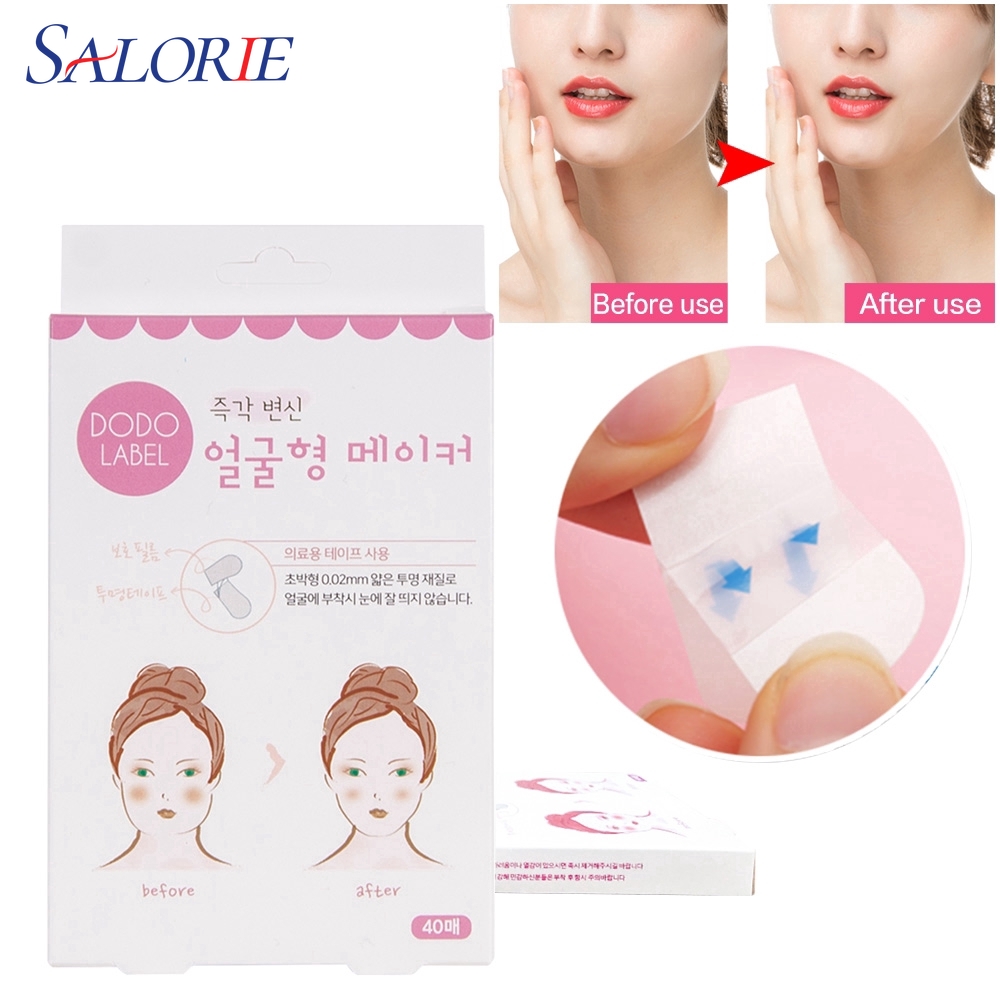Set 40 Miếng Dán Nâng Cơ Mặt Tạo Khuôn Mặt V-Line Thon Gọn