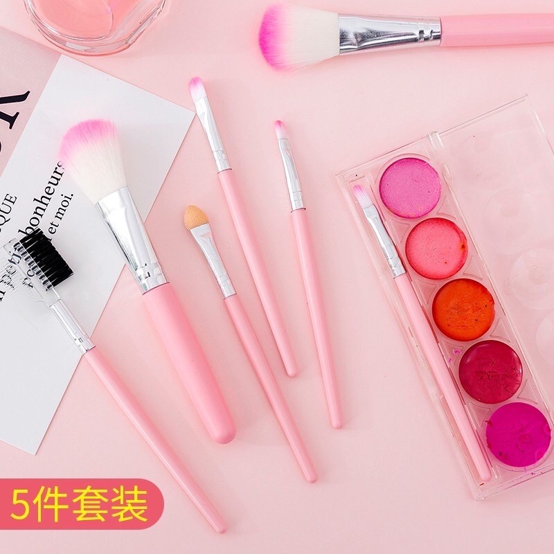 Bộ cọ trang điểm 5 chi tiết siêu tiện lợi