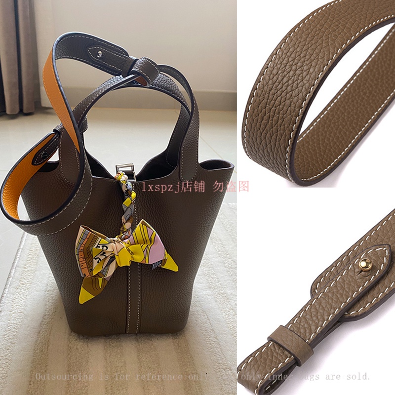 Dây Đeo Vai Hermes Bằng Da Bò Chống Mài Mòn Có Thể Điều Chỉnh Phù Hợp Cho Túi Xách Picotin / Giỏ Rau Củ Evelyn [Hàng Có Sẵn Có Sẵn Bảo Mật快速发货