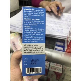 Xịt răng con chim lọ 20 ml