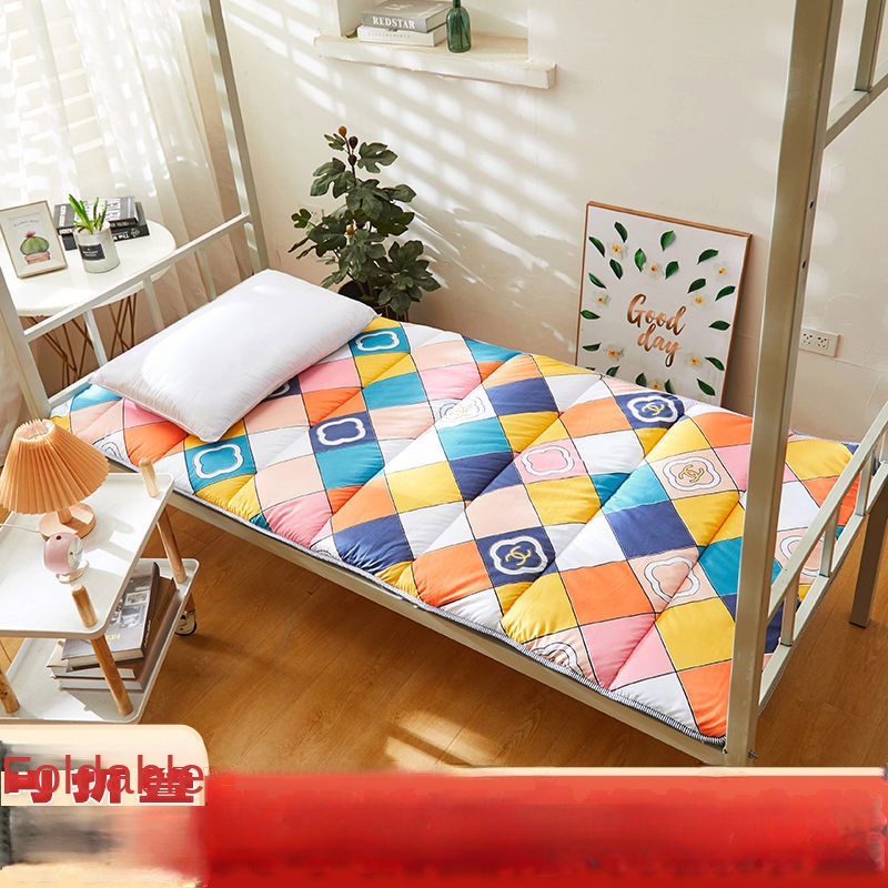 Nệm Tatami Đơn/Đôi Dày Mềm Mại Gấp Gọn Chống Ẩm Chống Trượt Có Thể Gấp Gọn Dùng Trong Ký Túc Xá