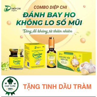 [QUÀ TẶNG]COMBO: KEO HO DẦU TỎI DIỆP CHI - HỖ TRỢ ĐIỀU TRỊ HO, GIÚP PHỔI KHỎE MẠNH