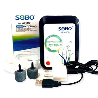 Máy sủi oxi tích điện Sobo SB 3000 | oxy tích điện sb3000 cho bể cá