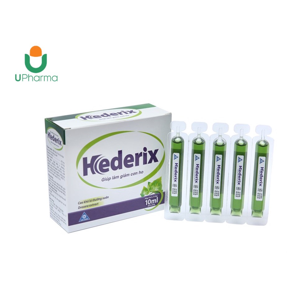 Siro ho thảo dược Hederix H20 ống - Chiết xuất lá thường xuân