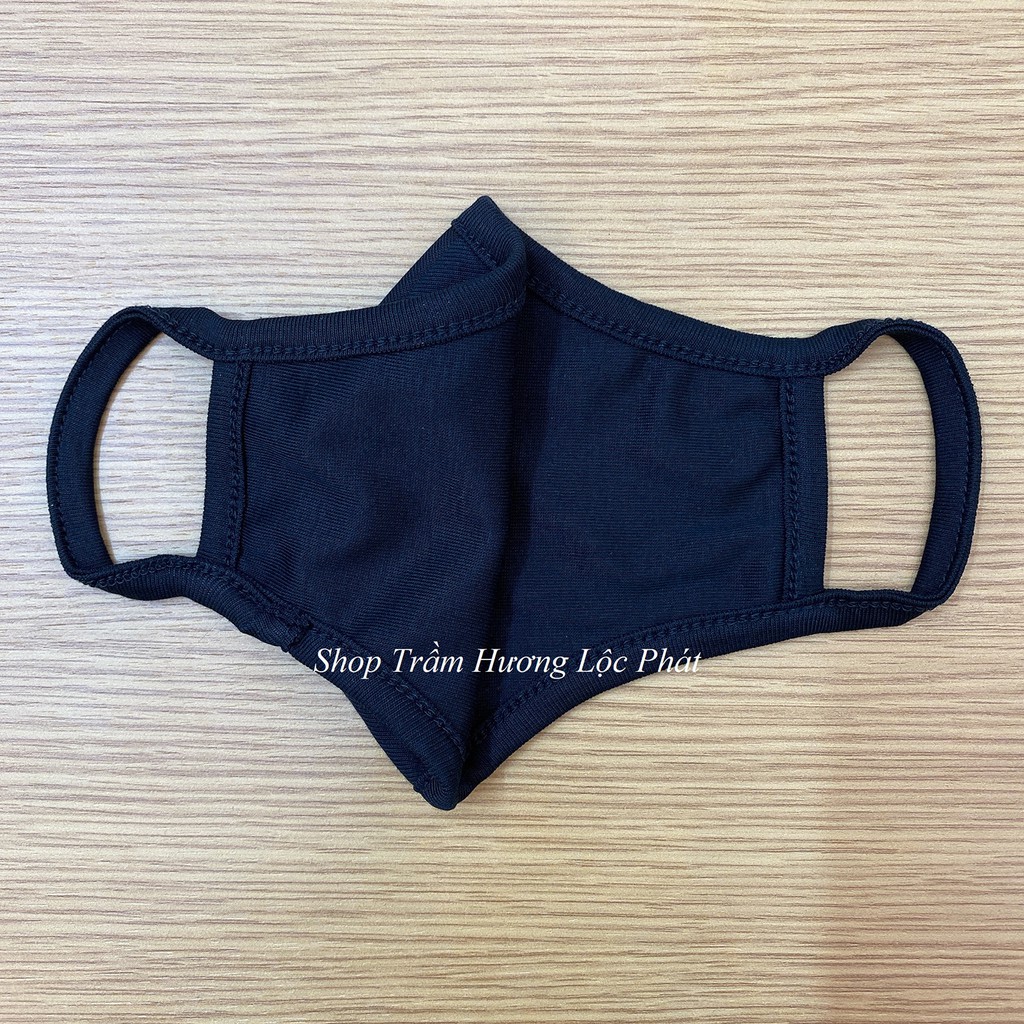 Combo 4 cái - Khẩu Trang Vải Cotton Cao Cấp - Màu Đen Huyền Bí | BigBuy360 - bigbuy360.vn