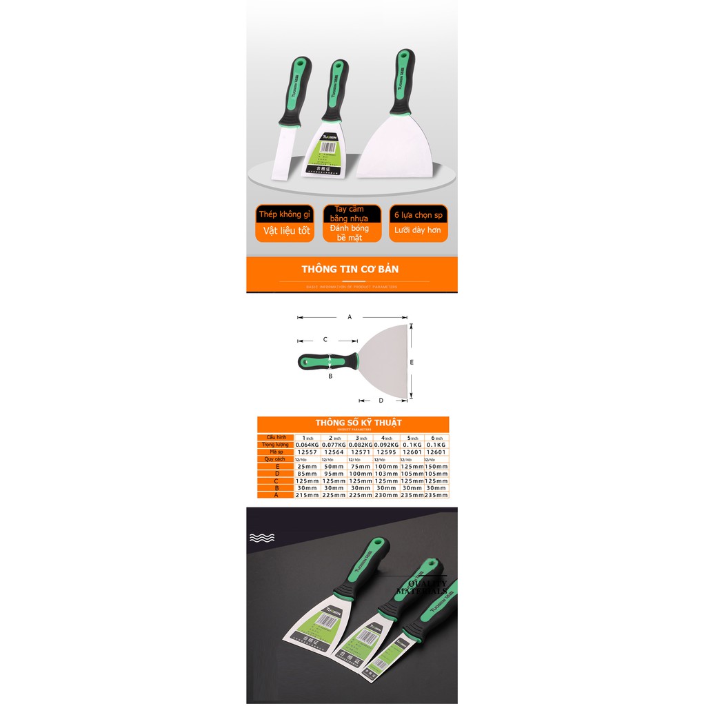 Dao cạo sàn, dao cạo sơn, cạo tường TUOSEN