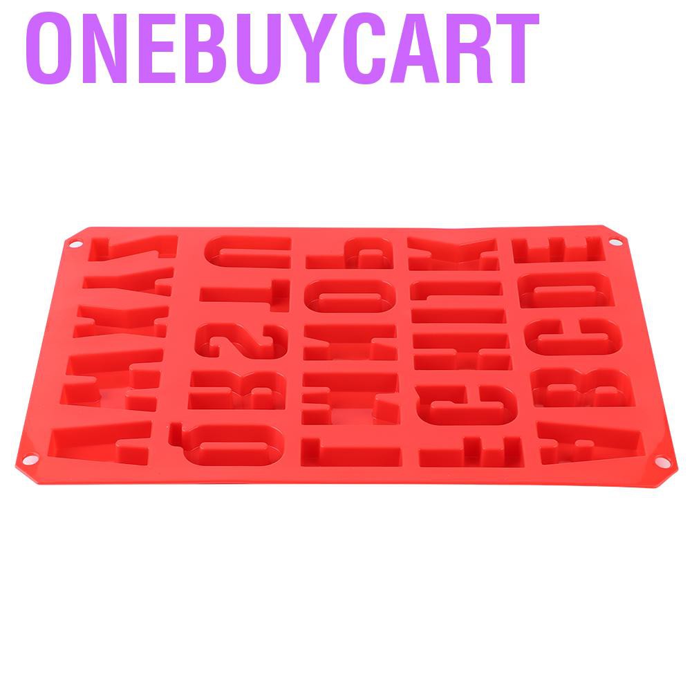 Khuôn Làm Bánh Chống Dính Hình Chữ Cái Bằng Silicon