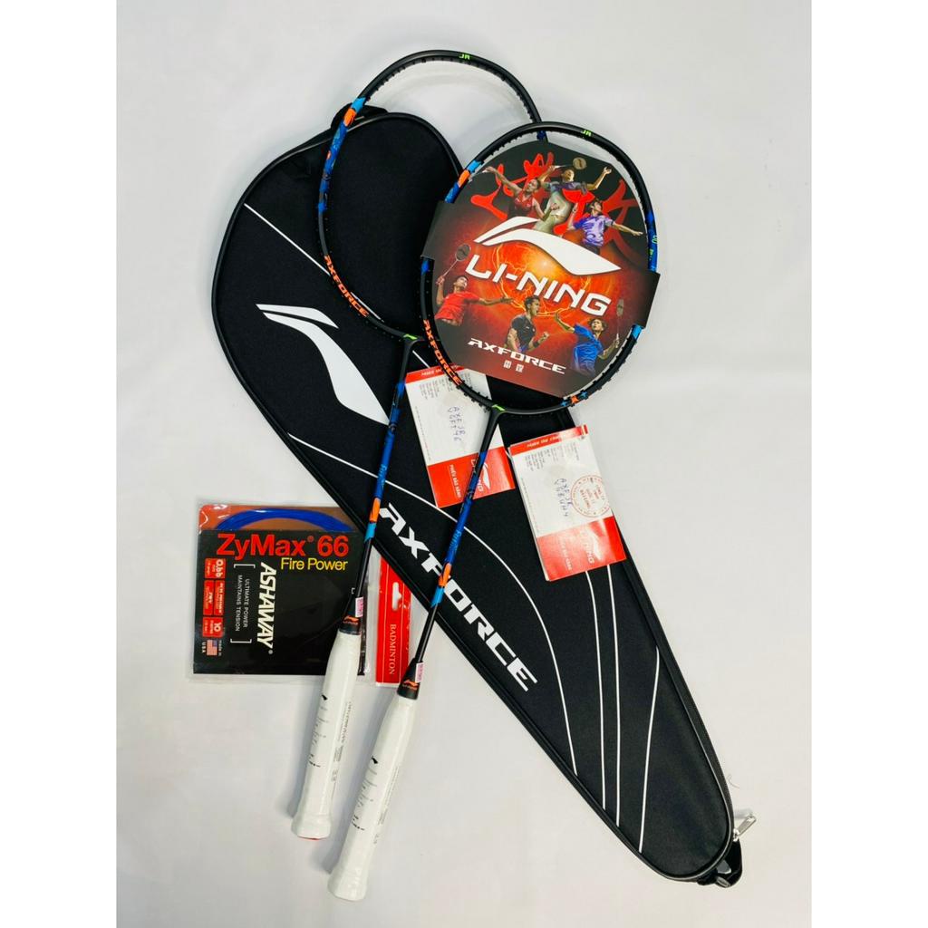 Vợt Cầu Lông Lining Axforce JR 5U Black Tặng Cước Ashaway + Công Căng Vợt + Bao Đựng Vợt