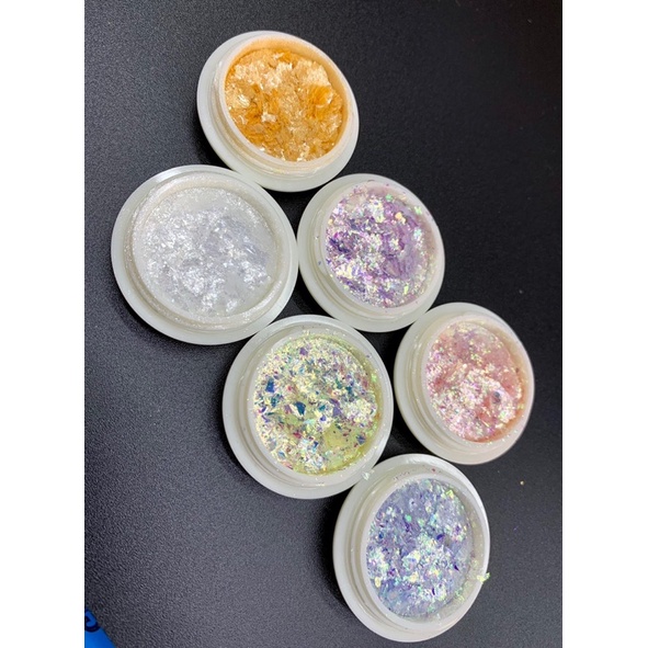 Set nhũ khổng tước 6 màu siêu sáng