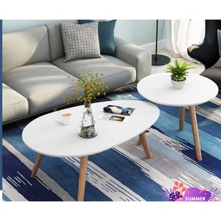 Combo bàn trà sofa cao cấp mặt tròn + mặt hình trứng