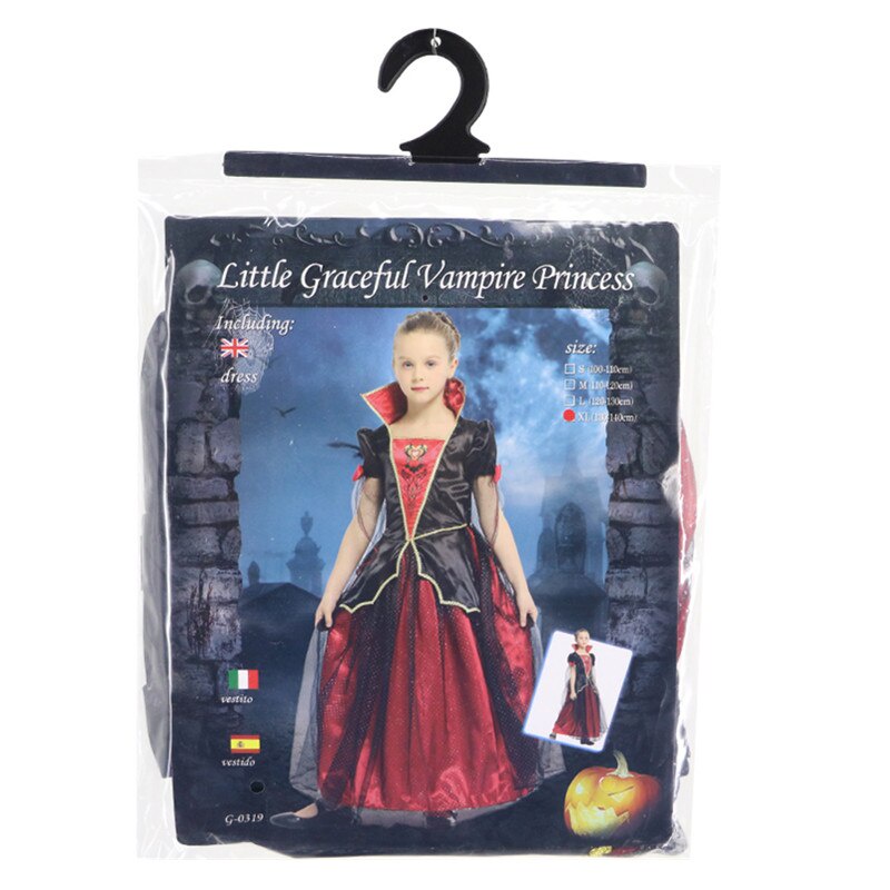 Bộ hóa trang Công chúa Ma Cà Rồng nhỏ duyên dáng G0319 cho bé chơi Halloween