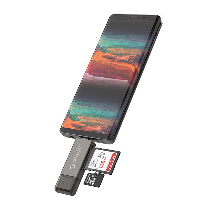 Đầu đọc thẻ nhớ USB3.0 type-A và type-C OTG Orico AA-CDR02 PK41