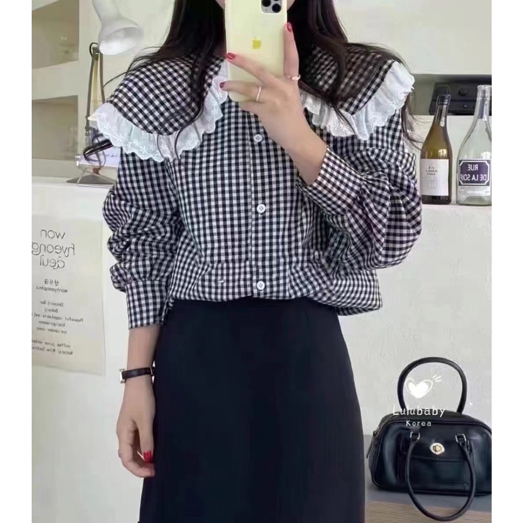 Áo sơ mi cổ bèo 2 lớp SV292