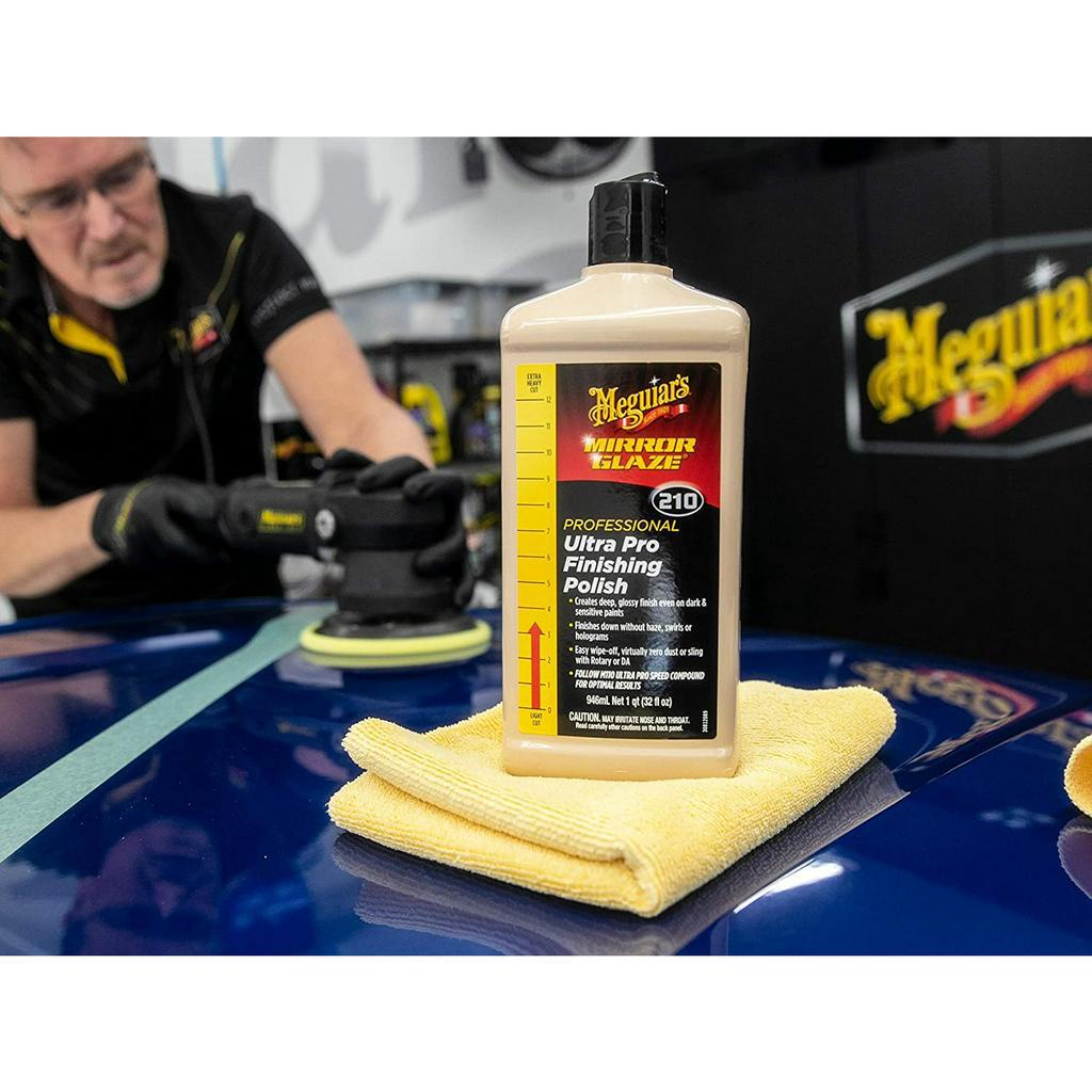 Meguiar's Xi đánh bóng bước 2, dòng Ultra cao cấp - Mirror Glaze Ultra Pro Finishing Polish, M21032, 32 oz