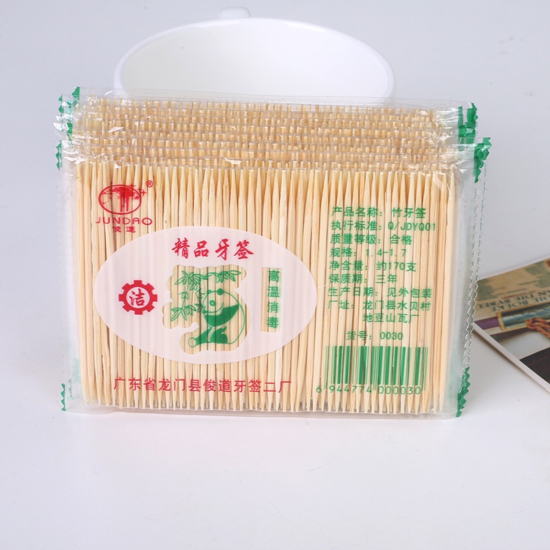 下架[Hàng mới về] Gói Tăm Xỉa Răng Bằng Tre Tự Nhiên Bền Bỉ Đa Năng Cao Cấp Cho Nhà Hàng Khách Sạn