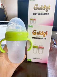 (HÀNG AUTH) BÌNH SỮA SILICON GOLDGI MỸ 150ml/250ml