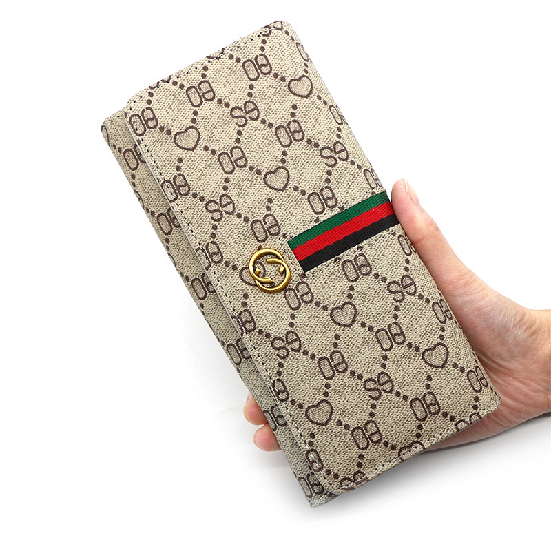 Ví Dài Dạng Gập In Họa Tiết Thời Trang Cho Nữ