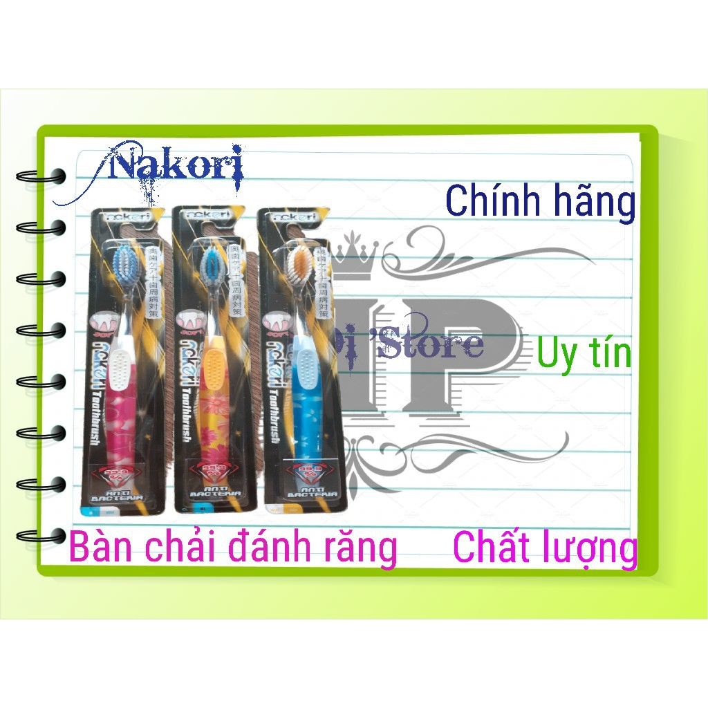 Nakori bàn chải đánh răng chất lượng Nhật Bản.