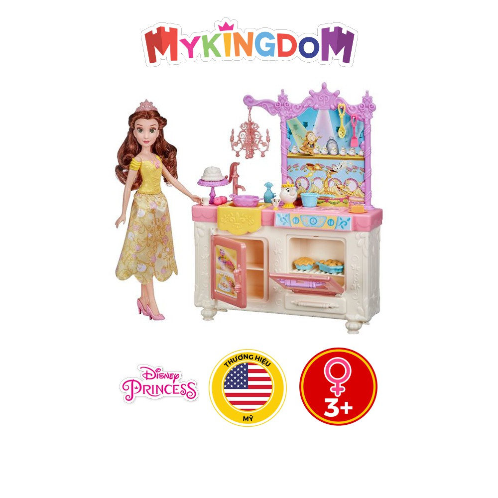 [Mã LIFEMKD3 giảm 100K đơn 499K] Phòng bếp hoàng gia của công chúa Belles Disney Princess E8936