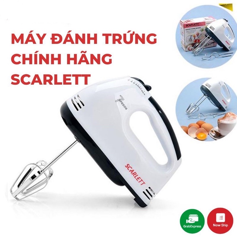 MÁY ĐÁNH TRỨNG CẦM TAY 7 TỐC ĐỘ SCARLETT CÔNG XUẤT 180w