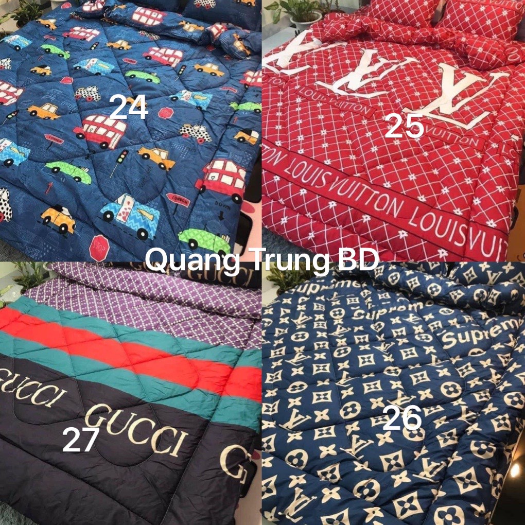 Bộ chăn ga gối 05 món Poly cao cấp Hot nhất 2021 | BigBuy360 - bigbuy360.vn