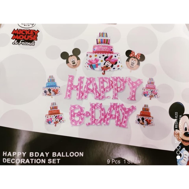 SET BÓNG SINH NHẬT CHO BÉ