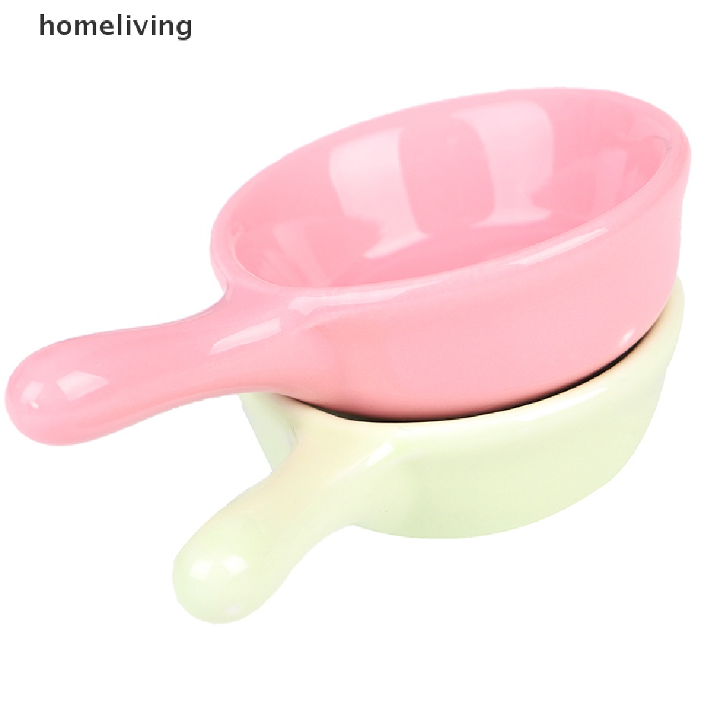 1 Nồi Sứ Nấu Ăn Mini 9.5 * 6cm Tỉ Lệ 1 / 6 Trang Trí Nhà Búp Bê