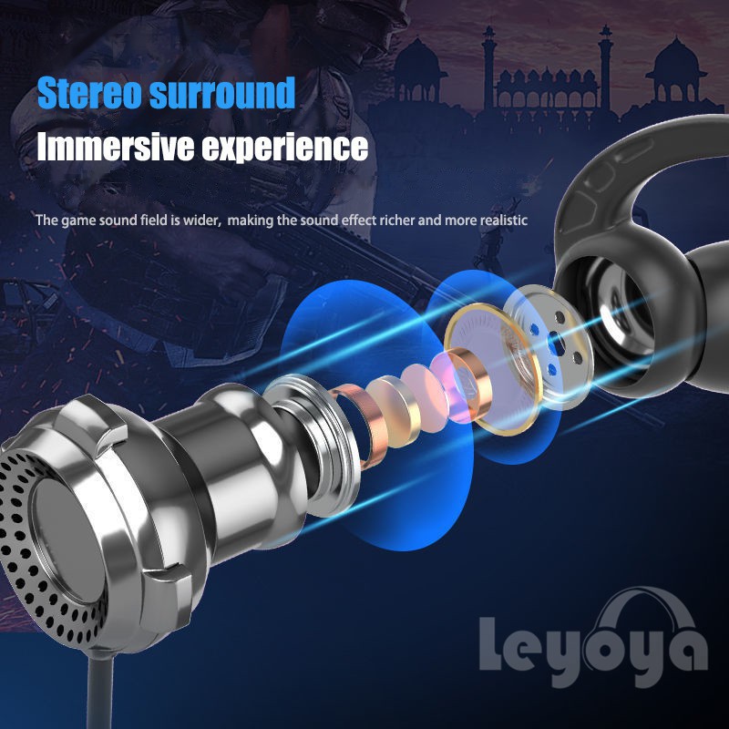 Tai Nghe Chụp Tai Kèm Micro Chống Ồn Chuyên Dụng Chơi Gameleyoya x8 / pubg