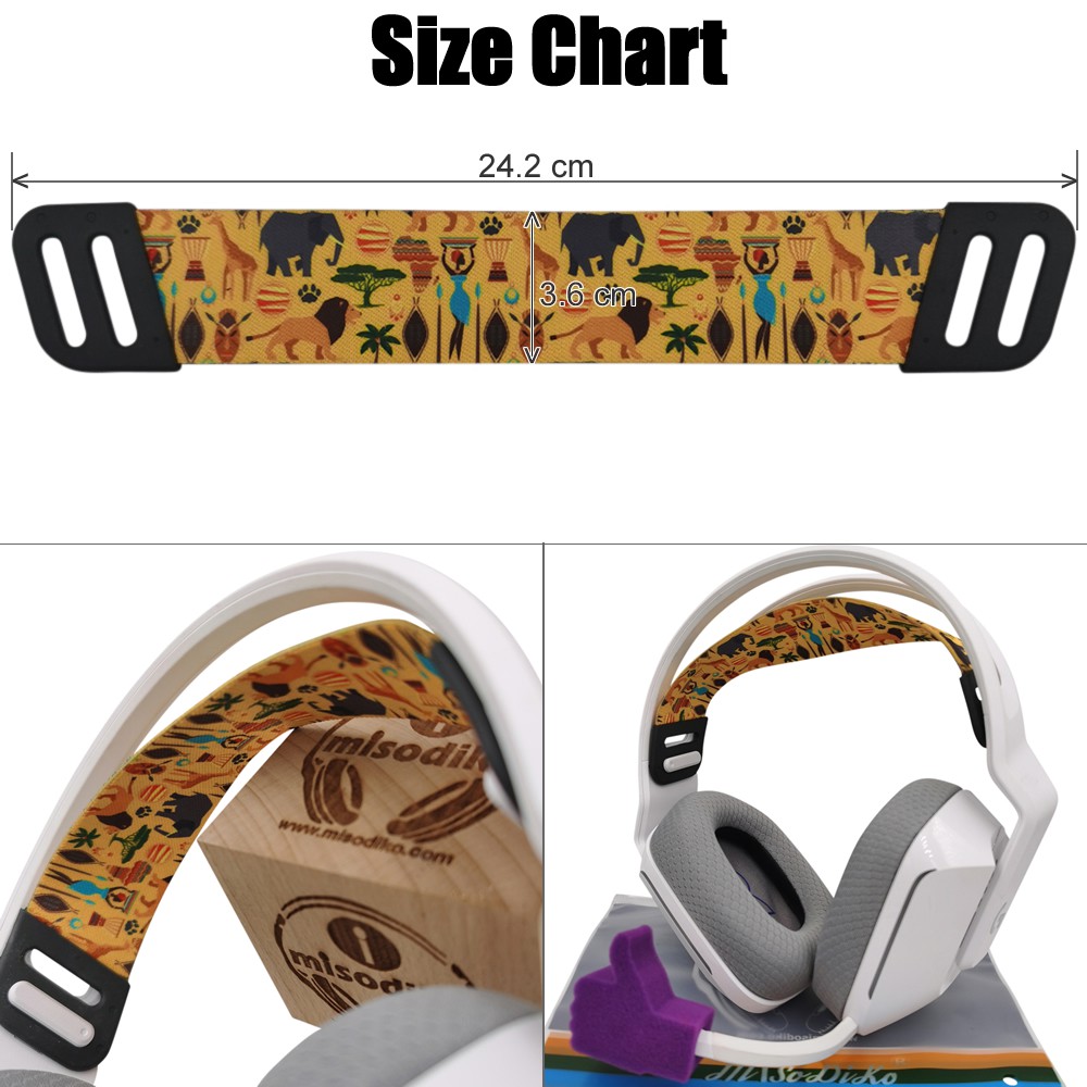 Băng Đô Co Giãn Thay Thế Cho Tai Nghe Chơi Game Logitech G733 G335 G535