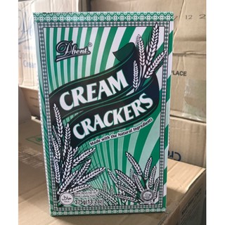 [DATE MỚI] Bánh lúa lạt ăn kiêng Dbent CREAM CRACKERS 375g nhập khẩu Malaysia (3 túi/hộp)