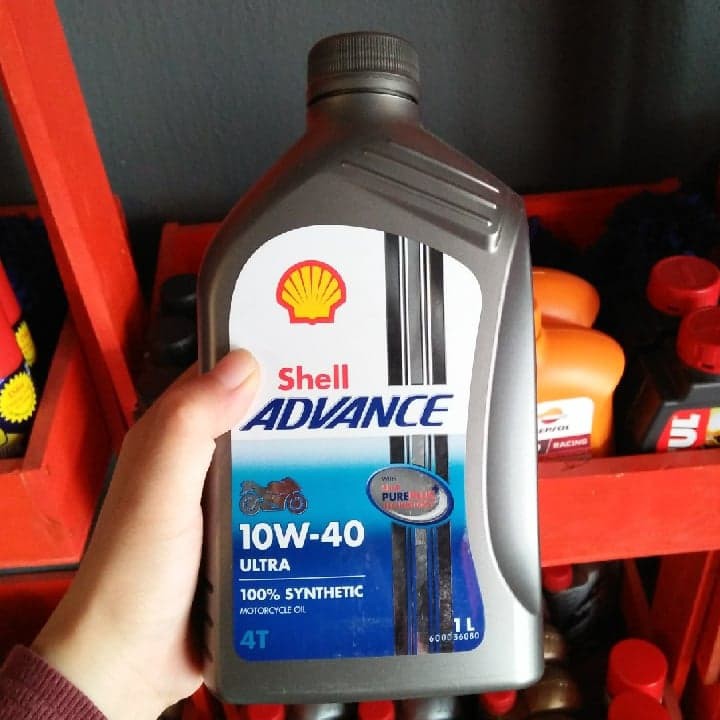 SHELL ULTRA- NHỚT SHELL ADVANCE 4T ULTRA 10W-40 1 LÍT chamsocxestore