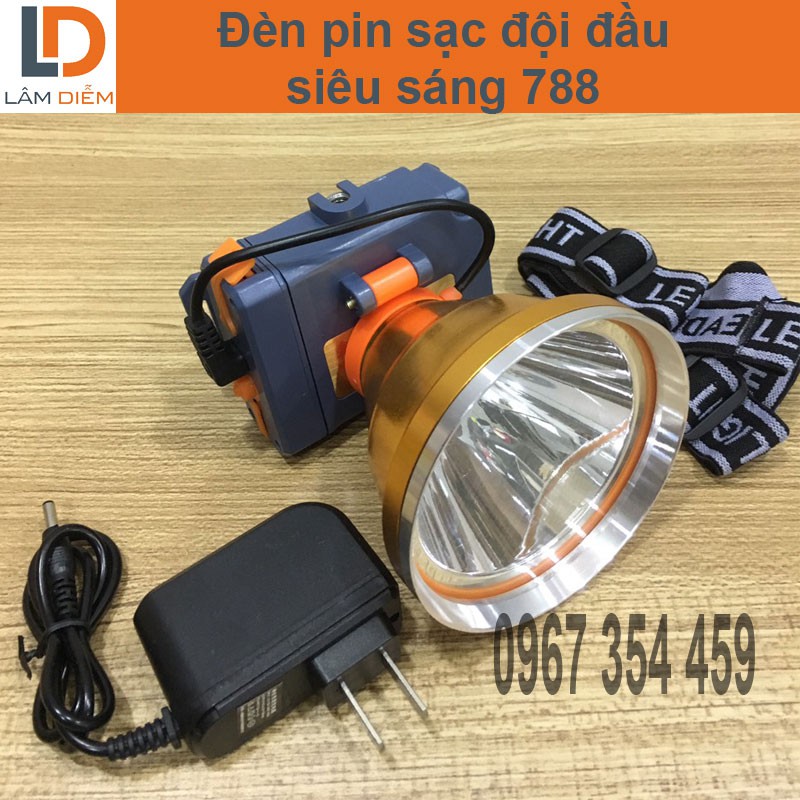 Đèn đội đầu pin trâu siêu sáng 300W sago 869 | BigBuy360 - bigbuy360.vn