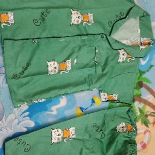 Combo 2 bộ pizama chất kate thái