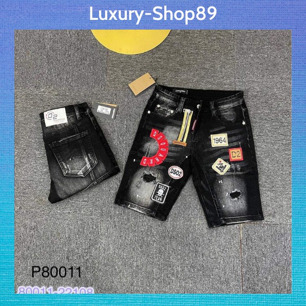 Quần Short ☘️FREESHIP☘️ Quần short jean nam, Quần Đùi Nam Chất Bò co giãn cao cấp họa tiết độc đáo Luxury-Shop89 SJTP02