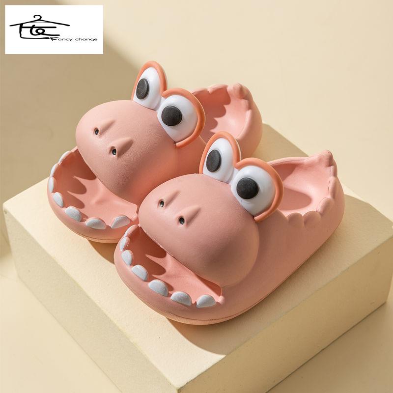 Dép Sandal Bít Mũi Đế Mềm Chống Trượt Chống Nước In Hình Hoạt Hình Dễ Thương